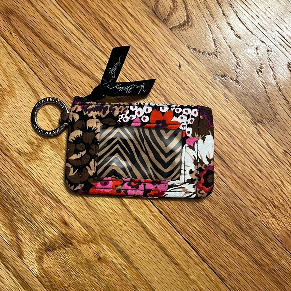 NWOT Vera Bradley small id purse with key ring